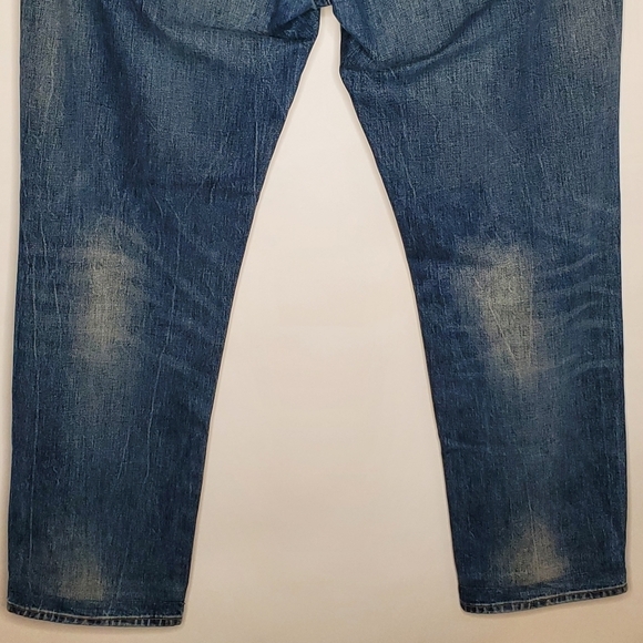 True Religion Geno Relaxed Slim Jeans Men's Size 40 Button Flap Back Pockets - Picture 4 of 16